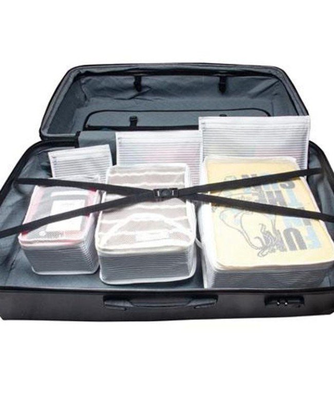 Bavul İçi Düzenleyici Valiz  Organizer 6 lı Set - Çizgili