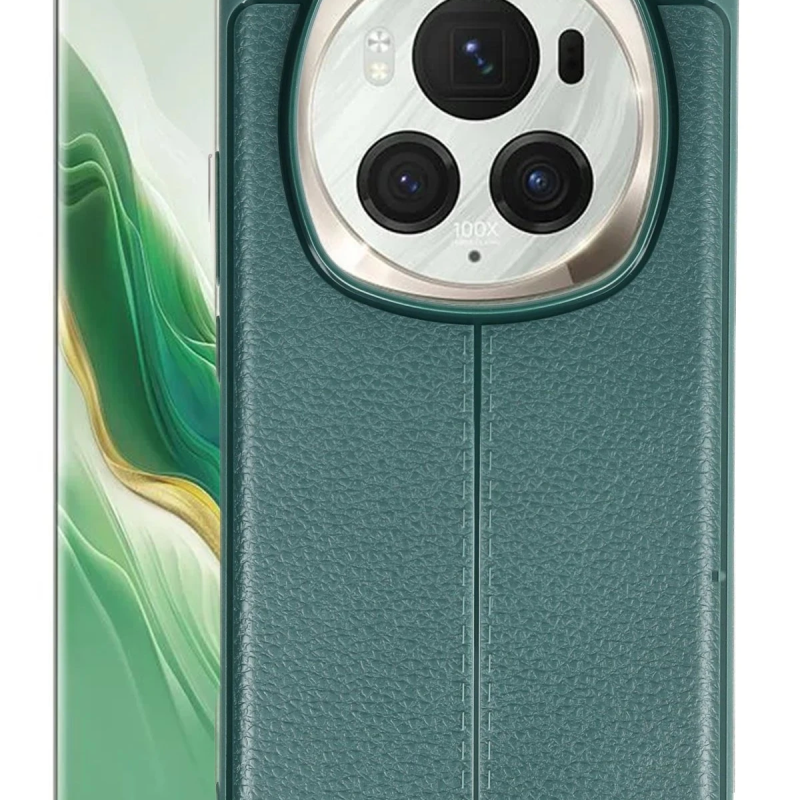 BFS  Huawei Honor Magic 6 Pro Kılıf Auto Focus Kapak - Koyu Yeşil