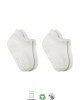Bistyle 2'Li Sneakers Kaymaz Basic Penye Çorap BS20103 Ekru Ekru