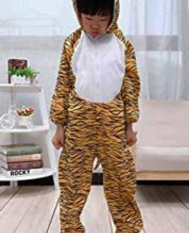 Çocuk Kaplan Kostumu - Aslan Kostümü 4-5 Yaş 100 cm Çocuk Kaplan Kostumu - Aslan Kostümü 4-5 Yaş 100 cm