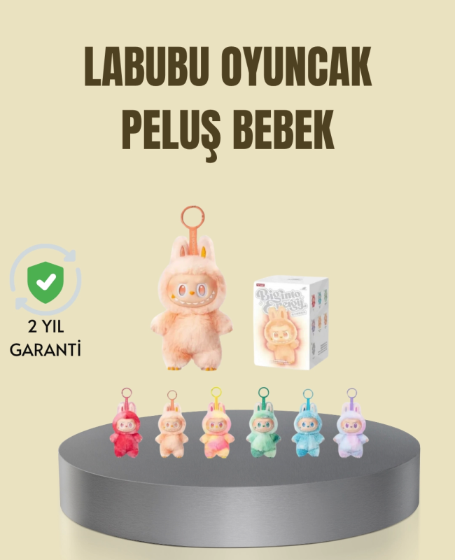 Dekoratif Labubu Peluş Figür Oyuncak Yeni Seri