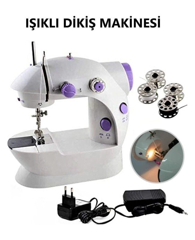 Dikiş Makinesi Mini Pedallı Elektrikli