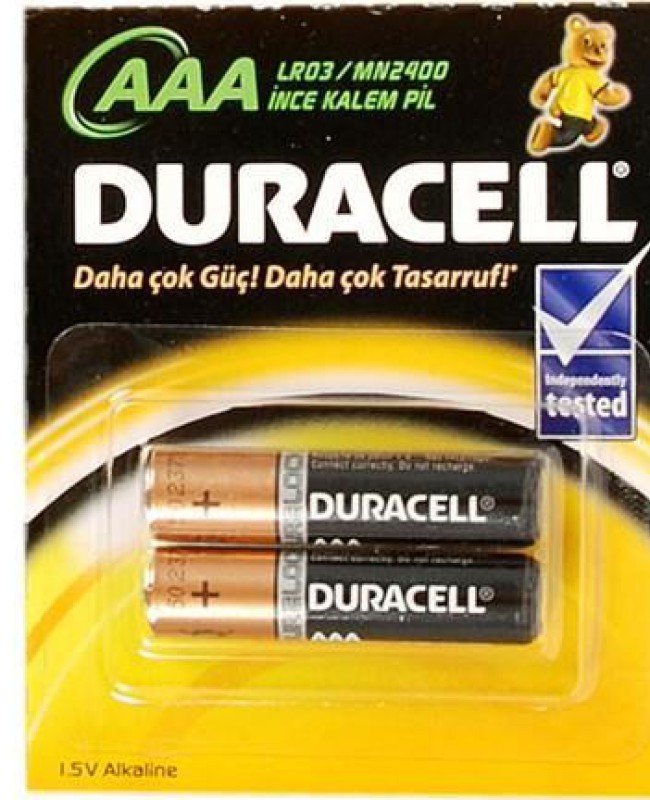 Duracell Alkalin Pil AAA 2   li Paket-TB55979