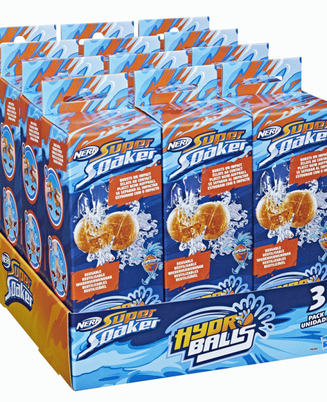 F6392 Nerf Super Soaker Hydro Balls 3lü +6 yaş F6392 Nerf Super Soaker Hydro Balls 3lü +6 yaş