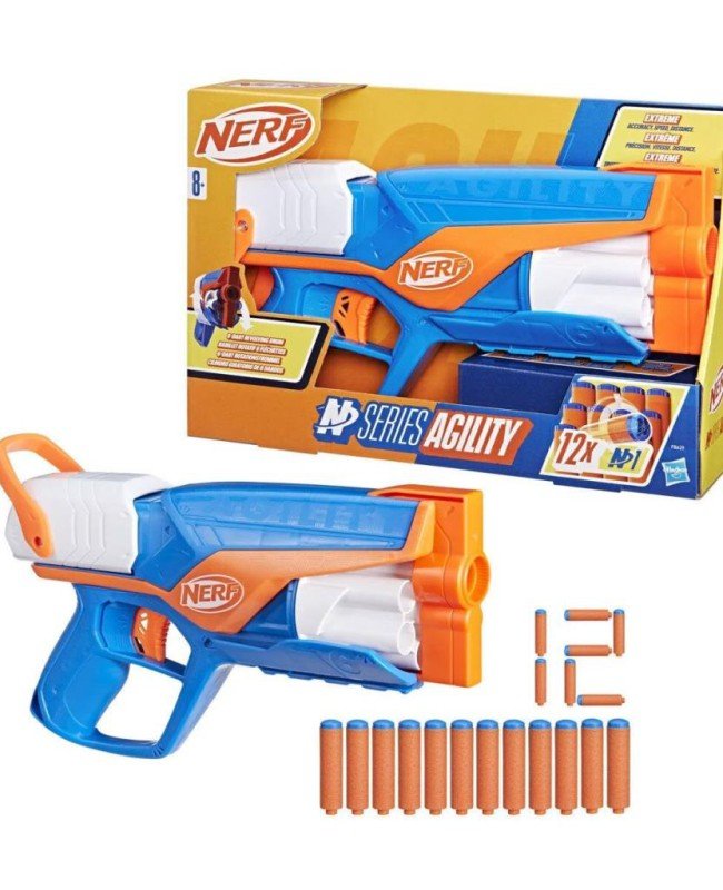 F8629 Nerf N Serisi Agility Dart Tabancası F8629 Nerf N Serisi Agility Dart Tabancası