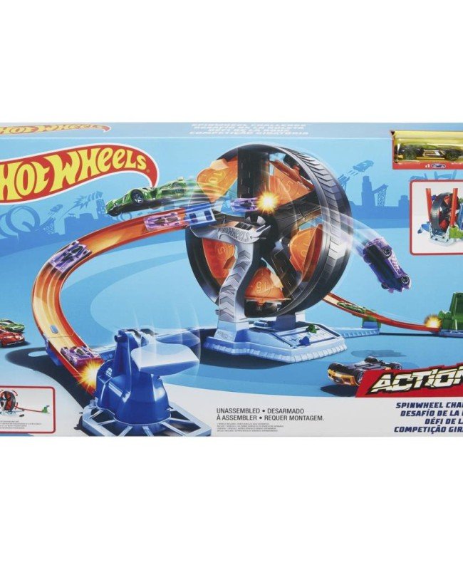 GJM77 Hot Wheels, Dönen Tekerlek Macerası Yarış Seti / 4-8 yaş GJM77 Hot Wheels, Dönen Tekerlek Macerası Yarış Seti / 4-8 yaş