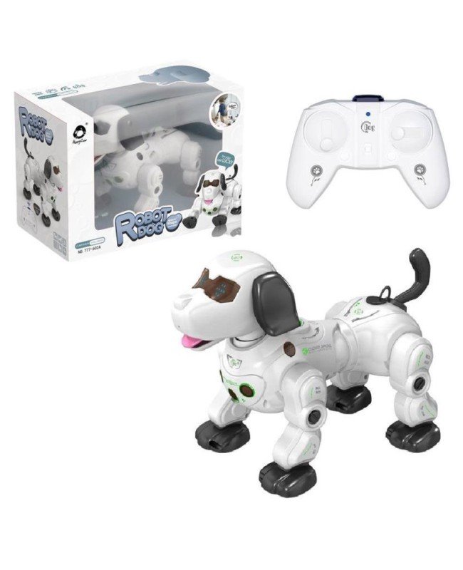 GL-777-602A Uzaktan Kumandalı Işıklı ve Sesli Akıllı Robot Köpek GL-777-602A Uzaktan Kumandalı Işıklı ve Sesli Akıllı Robot Köpek