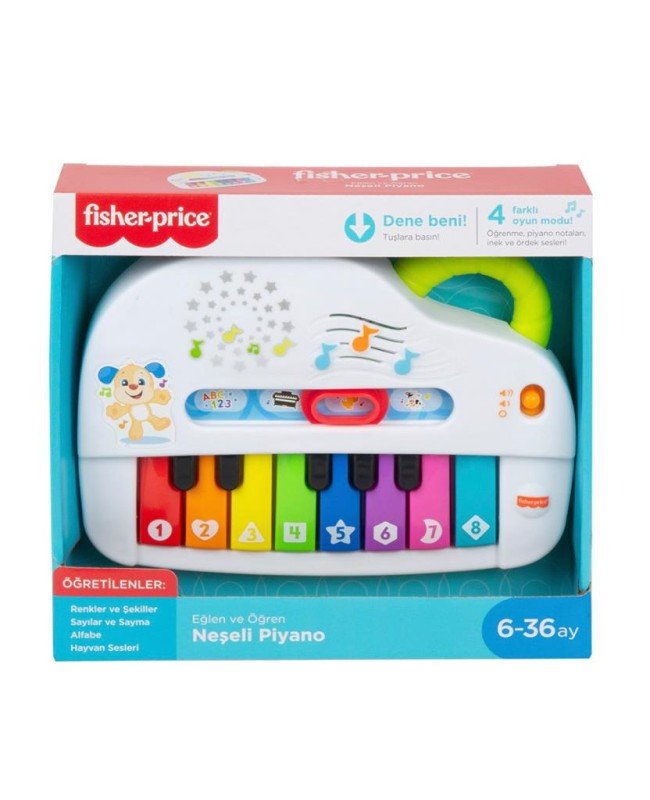 GTW20 Fisher Price® Neşeli Piyano / Türkçe / Eğlen ve Öğren GTW20 Fisher Price® Neşeli Piyano / Türkçe / Eğlen ve Öğren