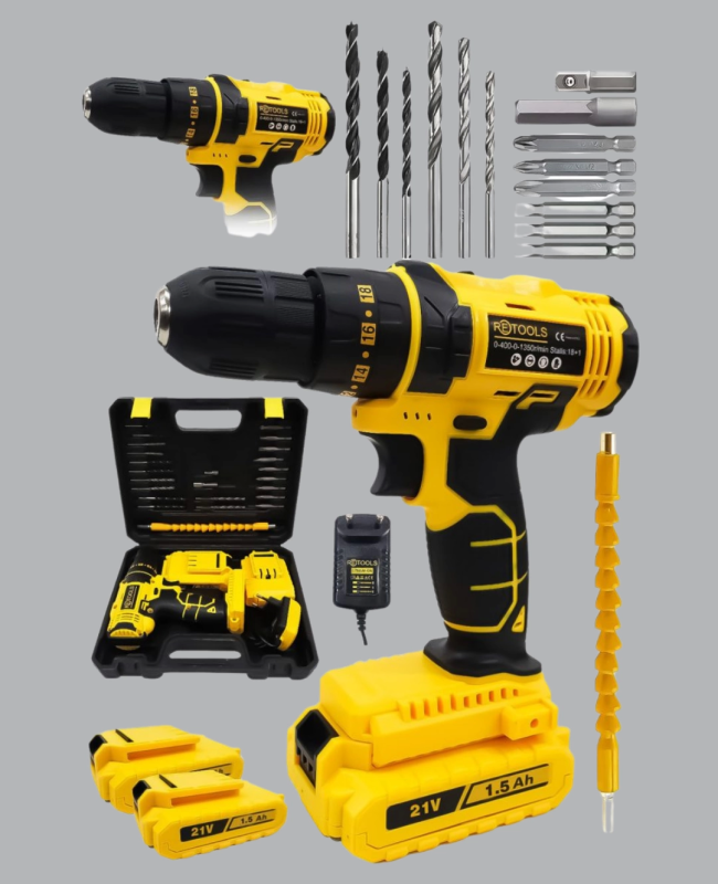 Hafif ve Ergonomik 12V Kablosuz Matkap | Hızlı Şarj ve Uzun Pil Ömrü