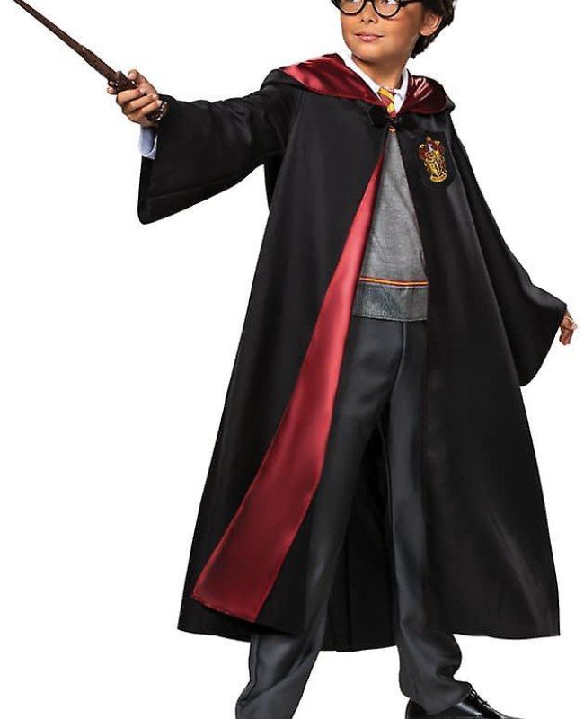 Harry Potter Gryffindor Cübbe Çocuk Boy - Harry Potter Kostümü 9-10 Yaş-TB20905