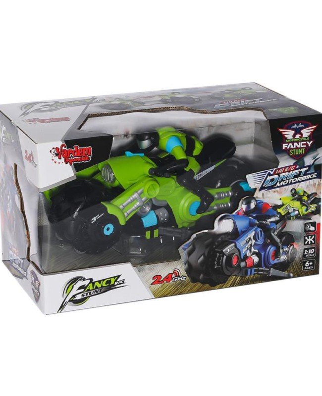 HB-MK10A01-02 Kumandalı Şarjlı Motorsiklet Fancy Stunt 1:10 -Vardem Oyuncak