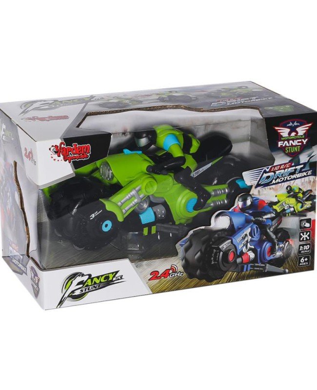 HB-MK10A01-02 Kumandalı Şarjlı Motorsiklet Fancy Stunt 1:10 -Vardem Oyuncak
