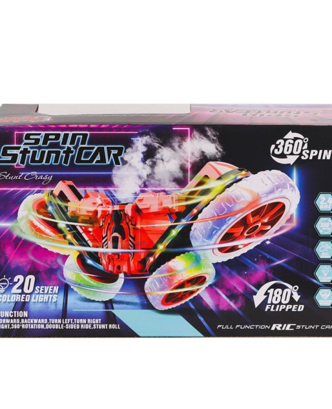 HG-4-45 Kumandalı Işıklı Buharlı Stunt Spin Araba -Vardem Oyuncak HG-4-45 Kumandalı Işıklı Buharlı Stunt Spin Araba -Vardem Oyuncak