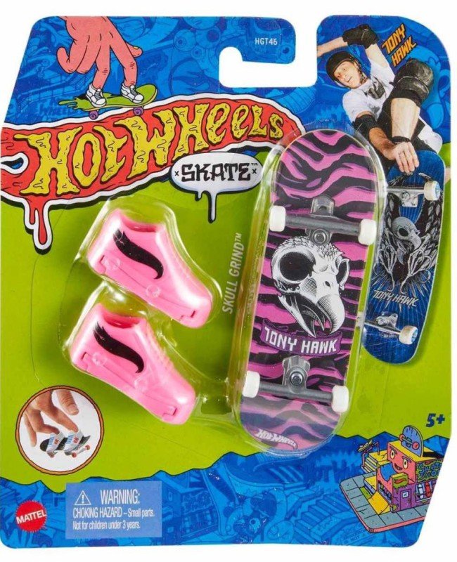HGT46 Hot Wheels Skate Parmak Kaykay ve Ayakkabı Paketleri