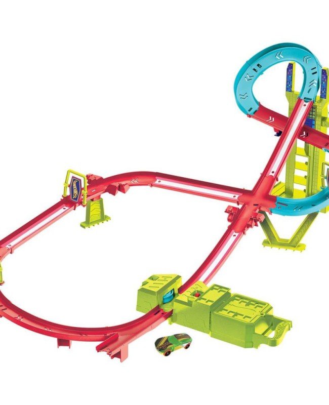 HPC07 Hot Wheels Neon Yarışlar Çoklu Yarış Heyecanı Pist Seti