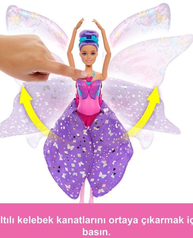 HXJ10 Barbie Kelebek Dansçı Bebek HXJ10 Barbie Kelebek Dansçı Bebek