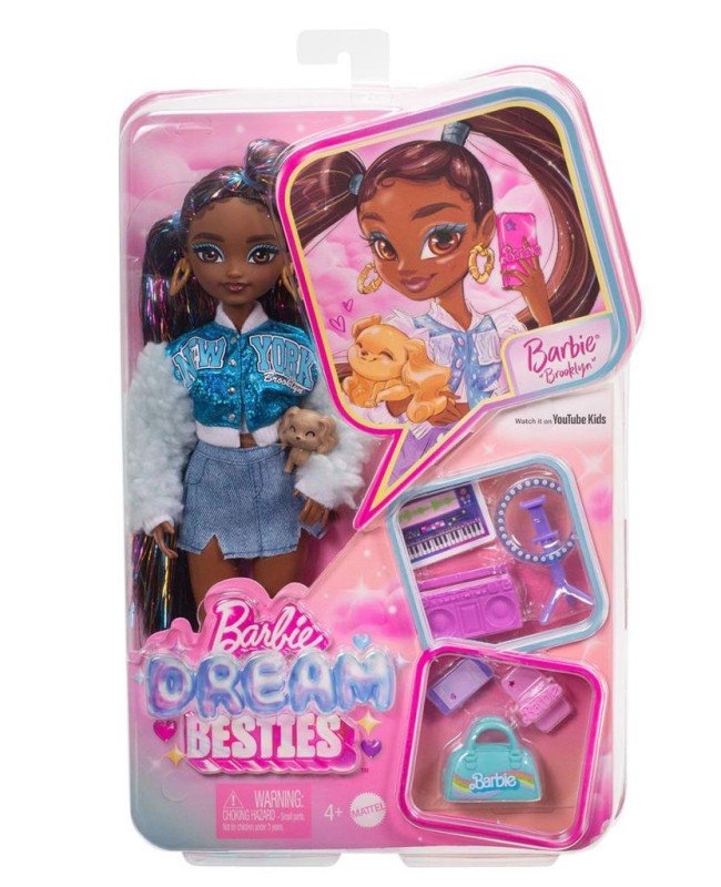 HYC22 Barbie Dream Besties Ana Karakter Bebeklers Brooklyn