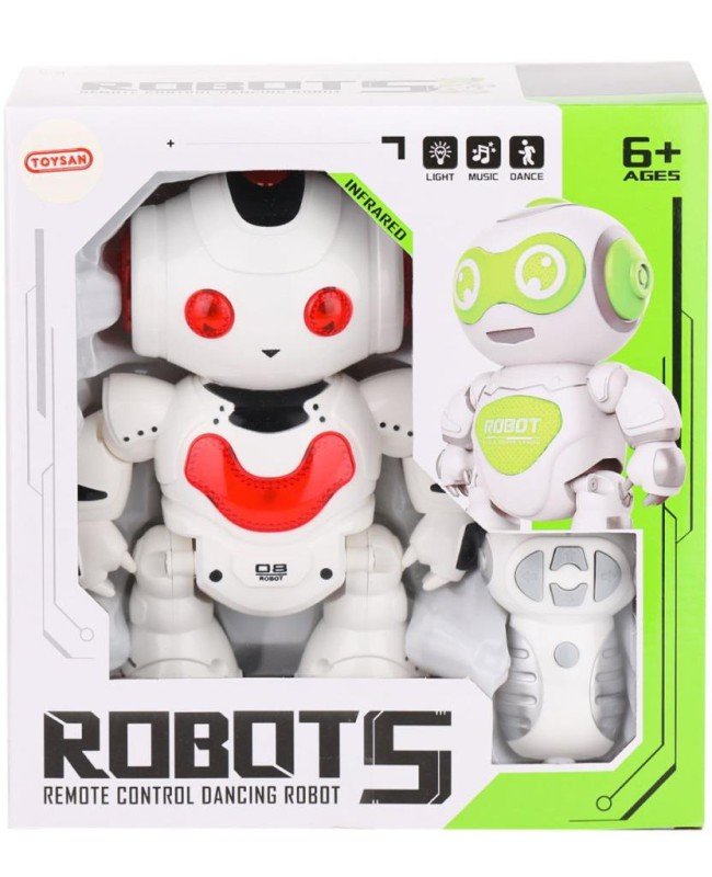 J608-1 Kumandalı Dans Eden Robot -Toysan Oyuncak J608-1 Kumandalı Dans Eden Robot -Toysan Oyuncak