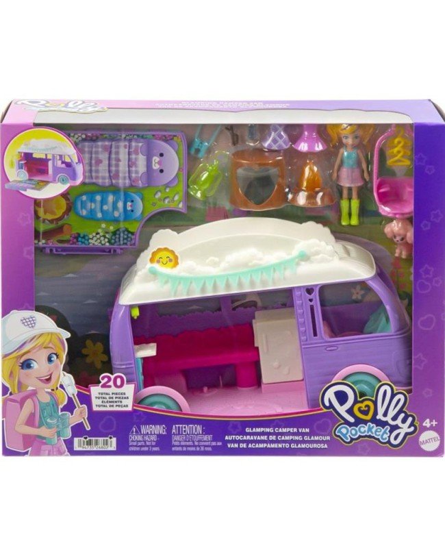 JCC32 Polly Pocket Eğlenceli Karavan Oyun Seti