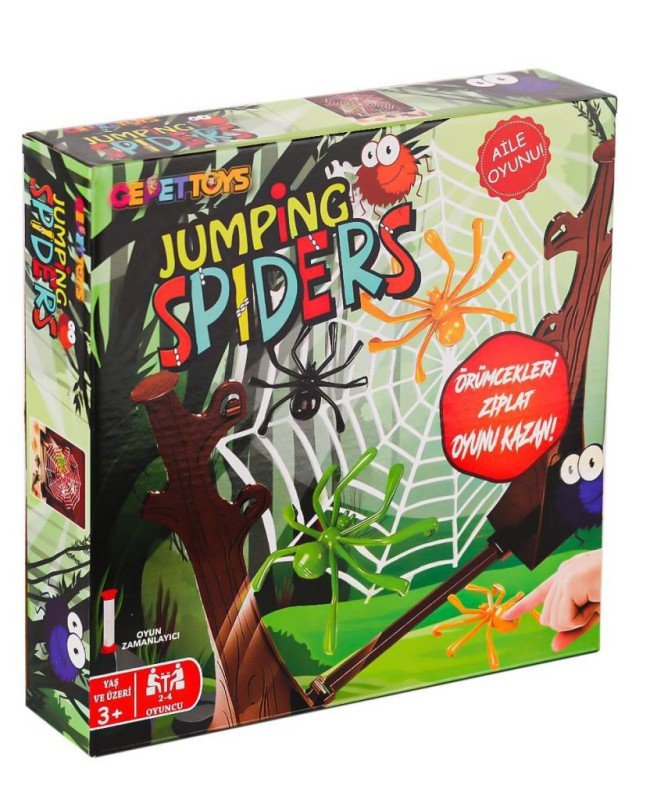 JS Jumping Spider Eğlenceli Aile kutu Oyunları -Gepettoys JS Jumping Spider Eğlenceli Aile kutu Oyunları -Gepettoys
