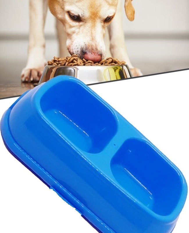 Kedi - Köpek Mama Ve Su Kabı 2 Bölmeli Büyük Boy Kedi - Köpek Mama Ve Su Kabı 2 Bölmeli Büyük Boy