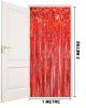 Kırmızı Renk Ekstra Metalize Parlak Saçaklı Arka Fon Perde İthal A Kalite 1x2 Metre Kırmızı Renk Ekstra Metalize Parlak Saçaklı Arka Fon Perde İthal A Kalite 1x2 Metre