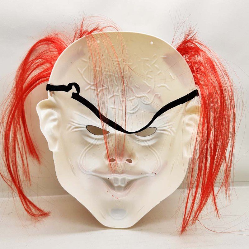 Kızıl Saçlı Joker Palyaço Maskesi