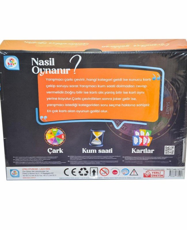 LC7505 Bilgi Çarkı - Laço Kids - Utku Oyuncak