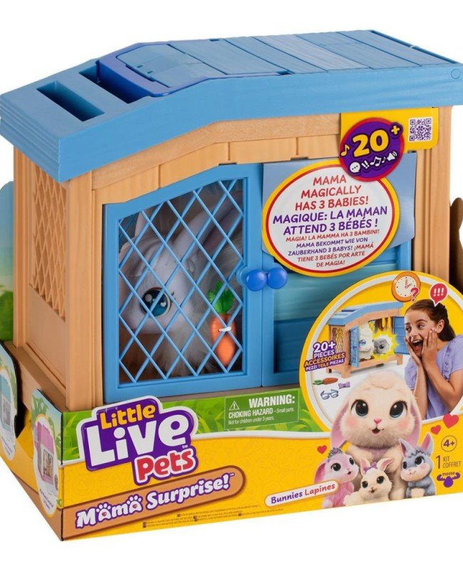 LP303000 Little Live Pets Anne Tavşan ve Yavruları Oyun Seti - 26593-TB66407