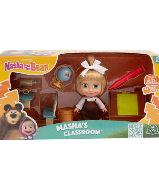 MHA07000 Maşa ve Koca 12cm Masha ve Okul Oyun Seti MHA07000 Maşa ve Koca 12cm Masha ve Okul Oyun Seti