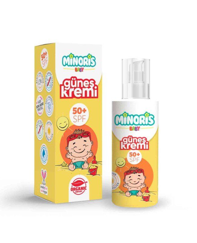 Minoris Baby Organik Güneş Kremi 50 Spf 150ml-TB66123 Minoris Baby Organik Güneş Kremi 50 Spf 150ml-TB66123