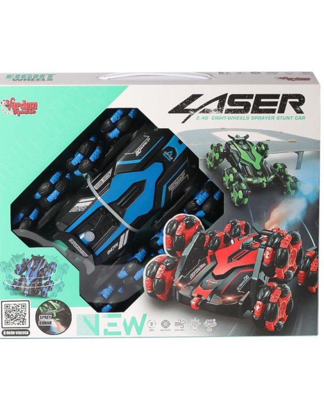 Nessi World RQ3022 Kumandalı 8 Teker Buharlı Akrobat Araba -Vardem
