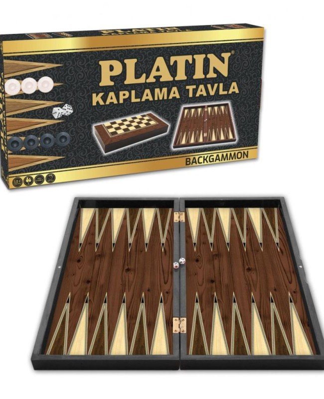 1020371 Platin Tavla (Büyük) ,Star okey