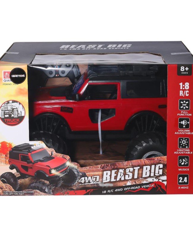 112409 Kumandalı Dev Jeep  1:18 -Gepettoys
