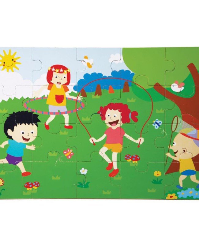 1276-CS Chiva, İlkbahar Ahşap Yer Puzzle