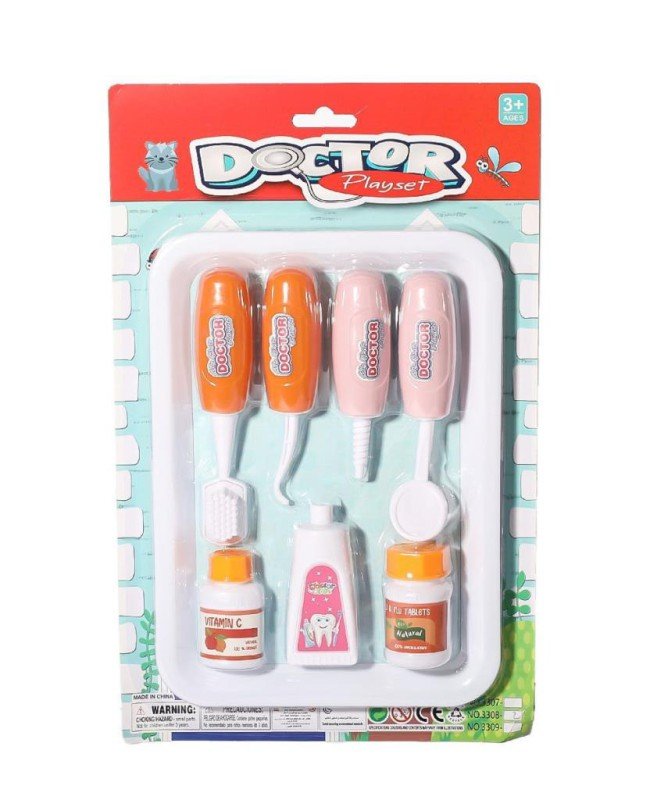 3308-2 Tepside Doktor Dişçi Seti -Birliktoys