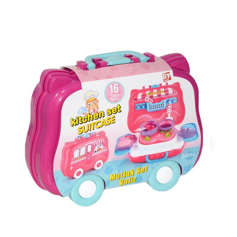 562 BY Toys, 16 parça Mutfak Set Valizim / +24 ay 562 BY Toys, 16 parça Mutfak Set Valizim / +24 ay