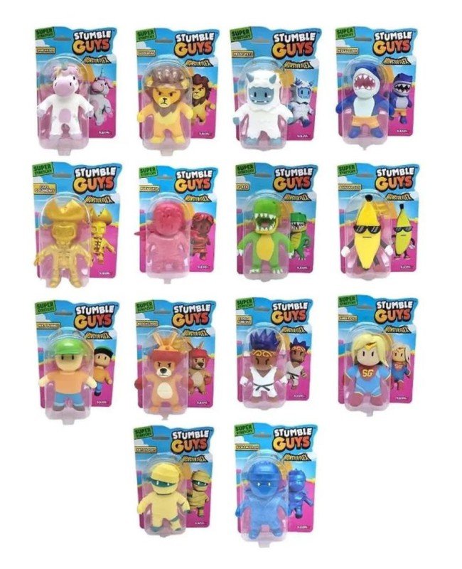 61196 Strech Monsterflex Süper Esnek S Stumble Guys 5 cm -Sunman 61196 Strech Monsterflex Süper Esnek S Stumble Guys 5 cm -Sunman
