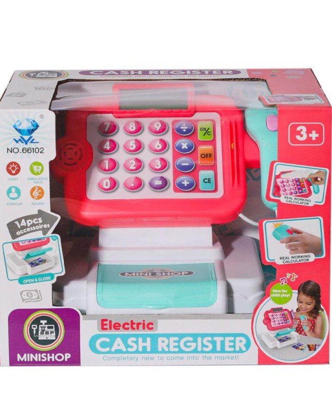 66102 Pilli Yazar Kasa- Prestij Oyuncak