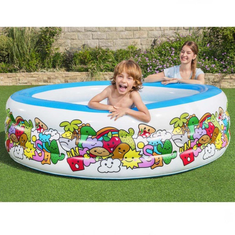 Bestway Şişme Jumbo Desenli Havuz 51122 Bestway Şişme Jumbo Desenli Havuz 51122