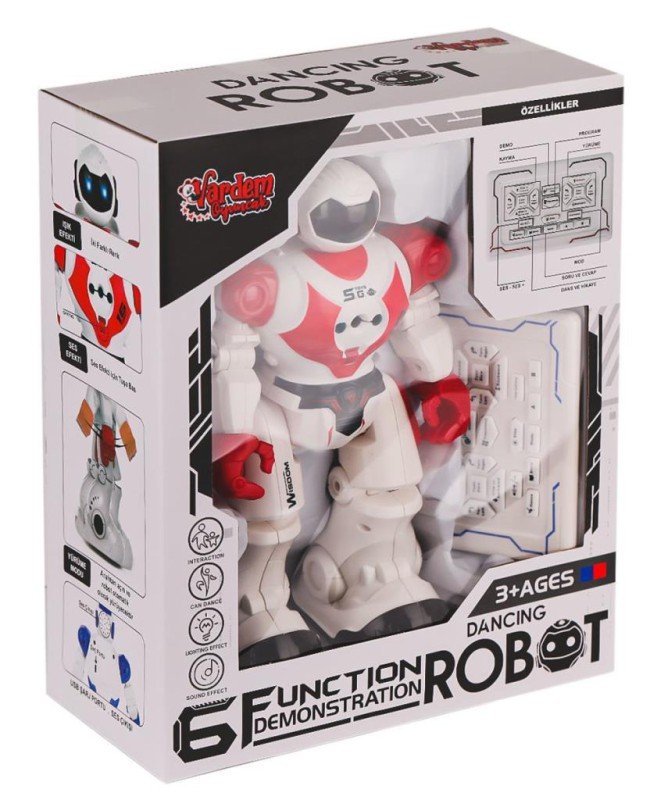 GGE-606-29 Kumandalı Işıklı Dansçı İnteraktif Robot -Vardem Oyuncak
