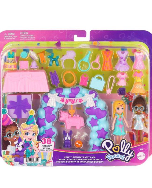 JCC33 Polly Pocket Pollynin Doğum Günü Partisi Paketi