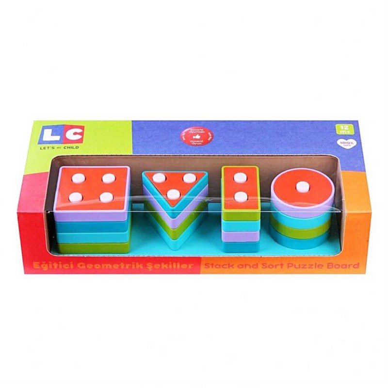 LC Ahşap Geometrik Şekiller Bul-Tak LC Ahşap Geometrik Şekiller Bul-Tak