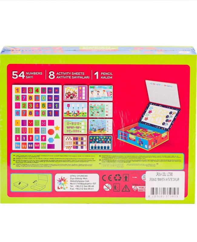 LC7980 Manyetik Aktivite Sayılar -Laçokids LC7980 Manyetik Aktivite Sayılar -Laçokids