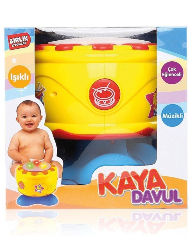 URT009-01 Müzikli ve Işıklı Kaya Davul -Birliktoys URT009-01 Müzikli ve Işıklı Kaya Davul -Birliktoys