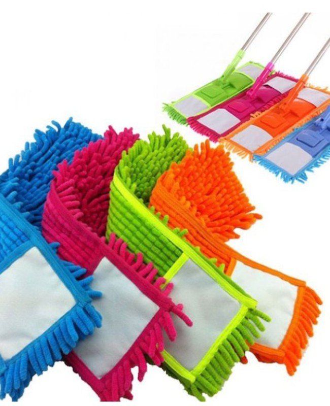 Paspas Yedeği Mikrofiber Makarna Mop Paspas Yedeği 60 Cm