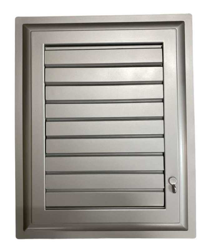 Plastik Menfez 55X55 Gümüş Banyo WC Havalandırma Plastik Menfez 55X55 Gümüş Banyo WC Havalandırma