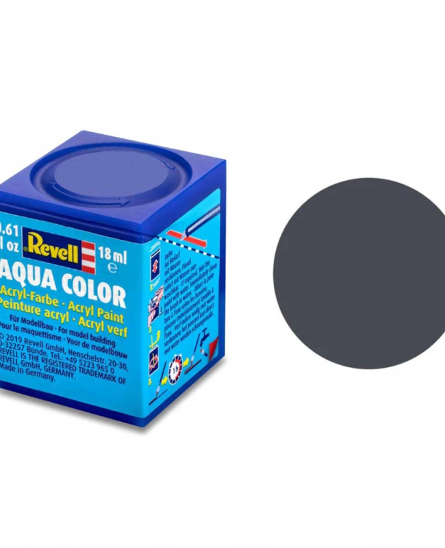 Revell 78 - Aqua Color Tank Grey - Mat Boya - 18 Ml Revell 78 - Aqua Color Tank Grey - Mat Boya - 18 Ml