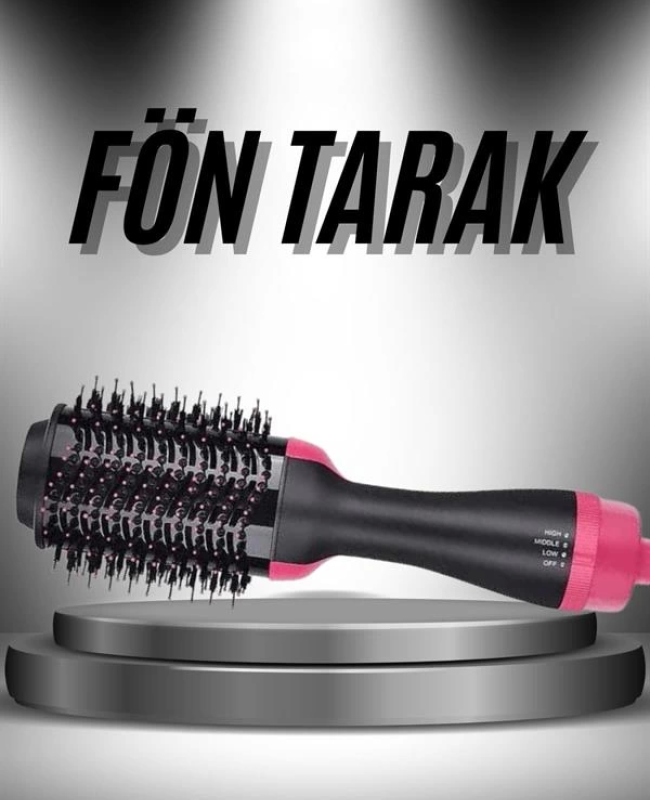 Saç Şekillendirici Ve Saç Düzleştirici Fön Tarağı Tarak Fırça 1200w Saç Kurutma