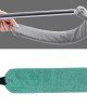 Sihirli Mikrofiber Başlıklı Girintili Yüzey Temizleme Mopu Toz Alma Fırçası